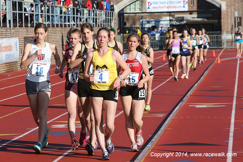 2014 Women's Penn Relays Race Walk