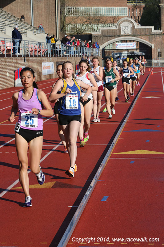 2014 Women's Penn Relays Race Walk