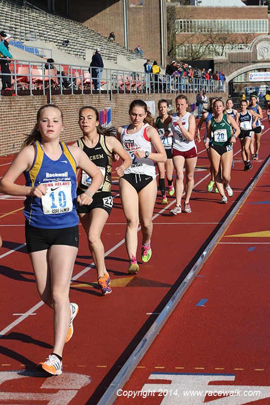 2014 Women's Penn Relays Race Walk