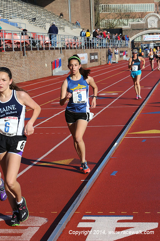 2014 Women's Penn Relays Race Walk