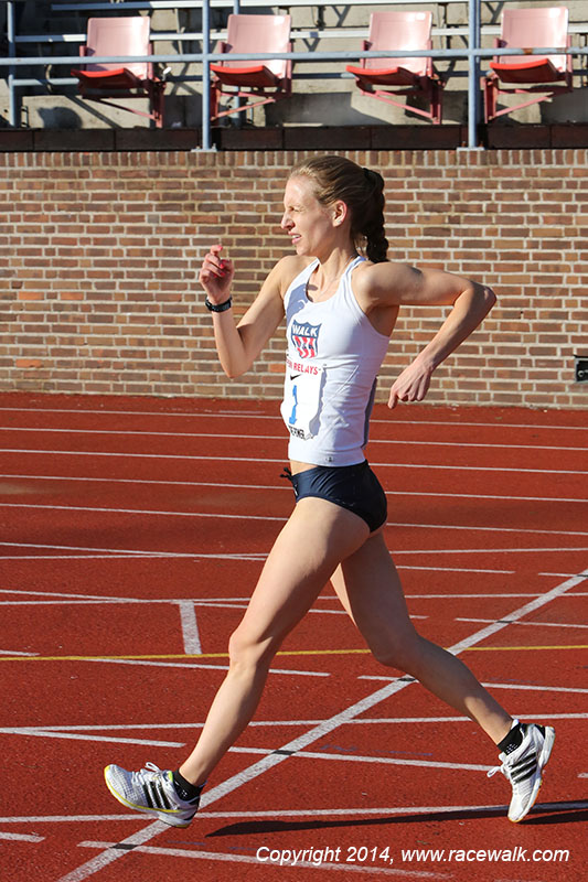 2014 Women's Penn Relays Race Walk