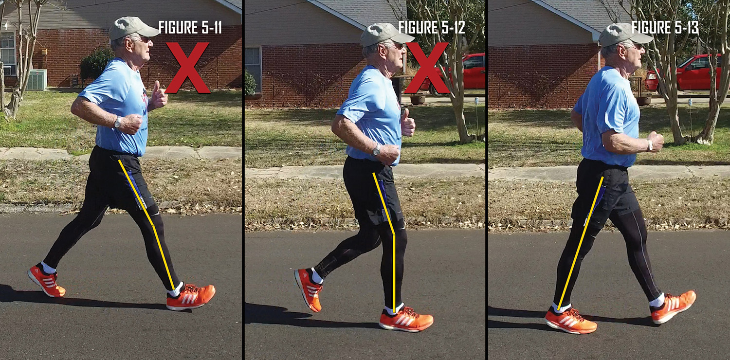 Bent then Straightened Knee Race Walking