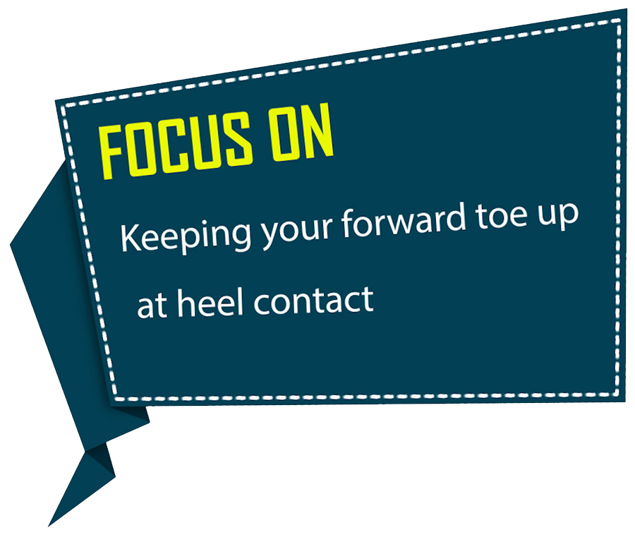 Focus on Keeping Your Toe Up