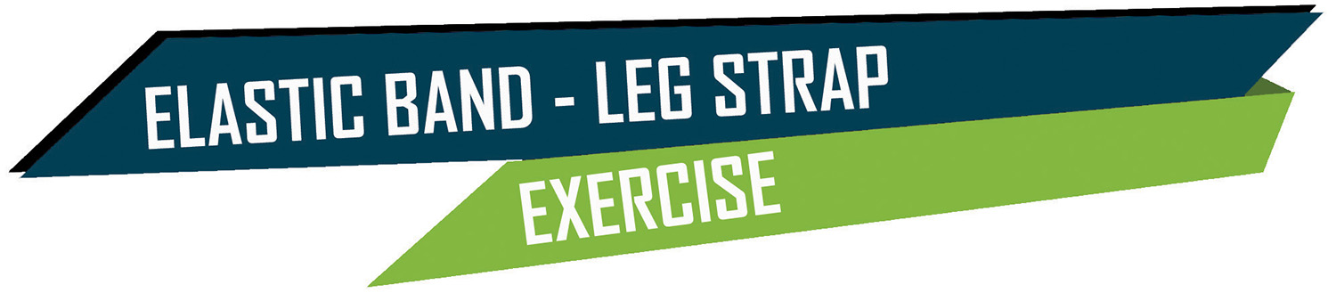 Elastic Band Leg Strap Exercise