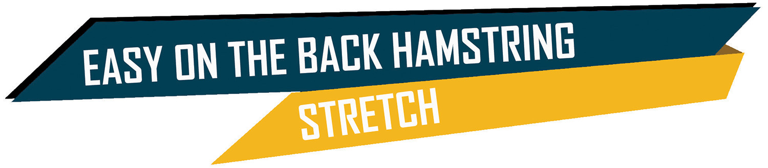 Easy on the Back Hamstring Stretch