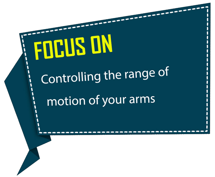 Focus on Controlling Your Arm Swing