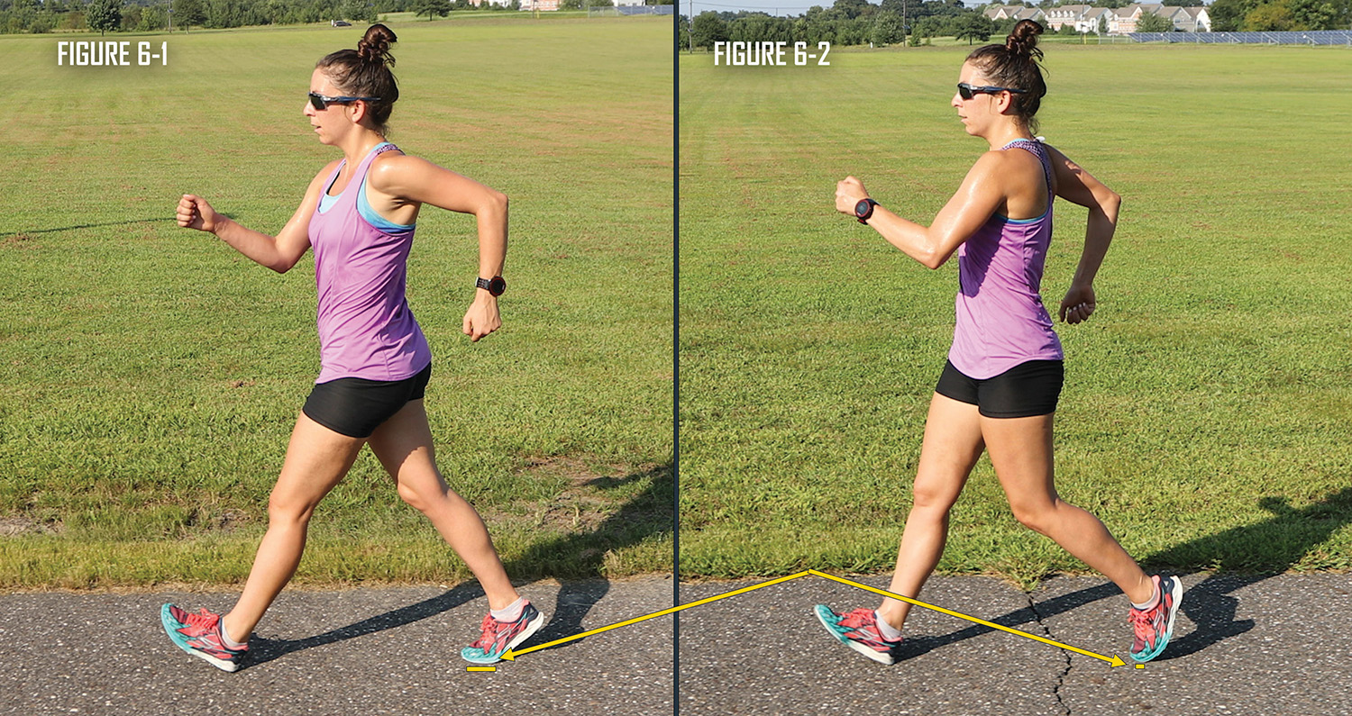 Difference between momentary Contact and Visible Contact for Race Walking