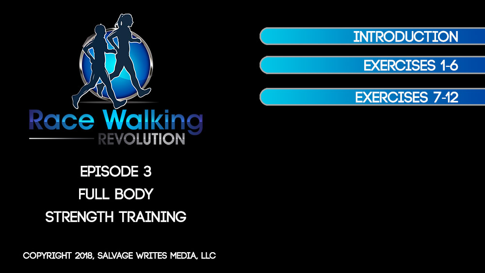 Full-Body Strength Training Vol Three - Race Walking Revolution DVD Set
